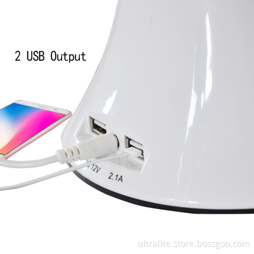 Touch Sensor LED Table Lamp with USB Charger